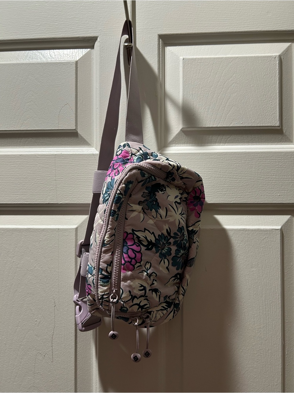 Vera Bradley Featherweight Belt Bag in Fresh Cut Floral Lavender